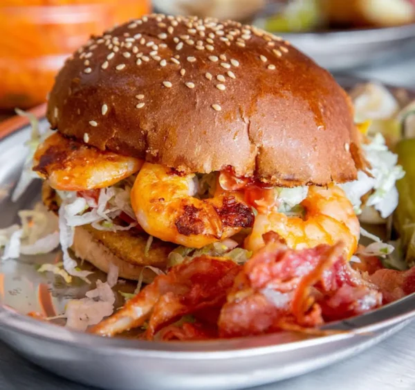 Hamburguesa de camarón